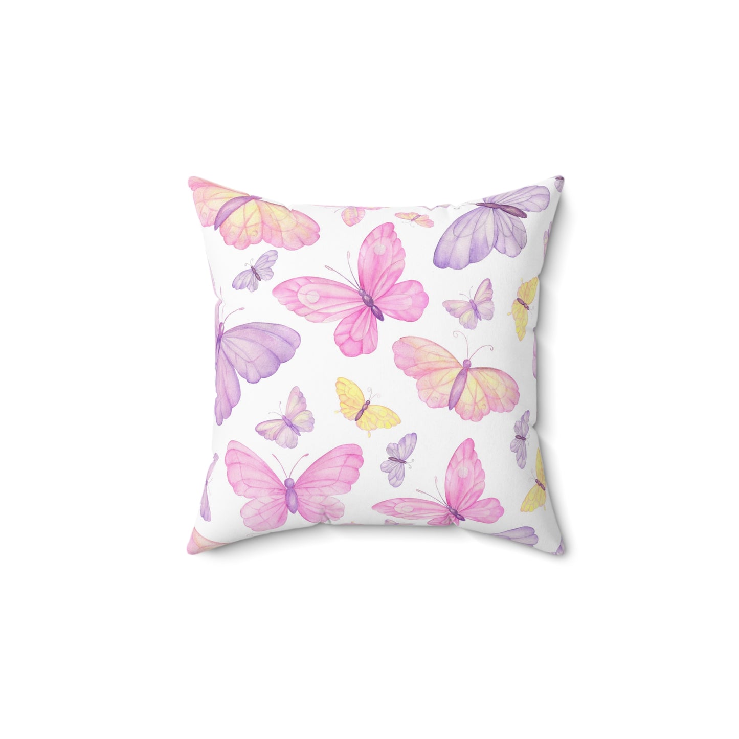 Pastel Butterfly Dreams Throw Pillow