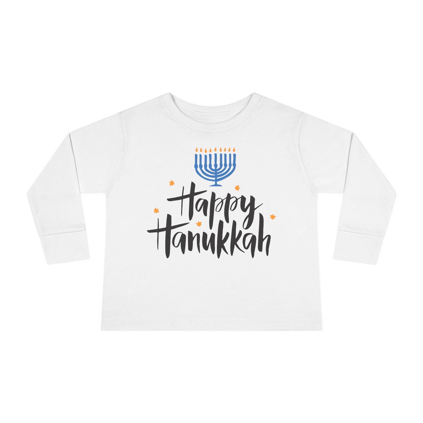 Happy Hanukkah 6 Toddler Long Sleeve Tee