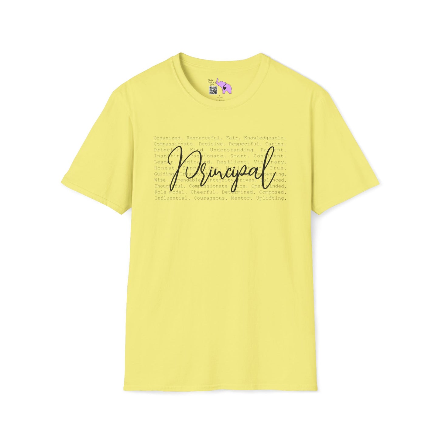 Principal (Descriptive Words) Adult T-shirt