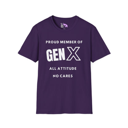 GenX All Attitude No Cares T-shirt