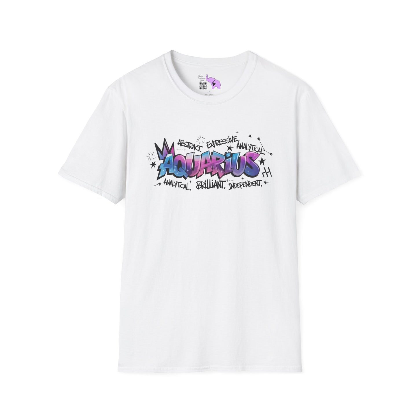 Aquarius Street Art Adult T-shirt
