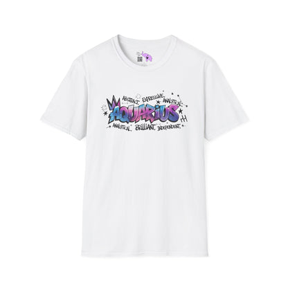 Aquarius Street Art Adult T-shirt