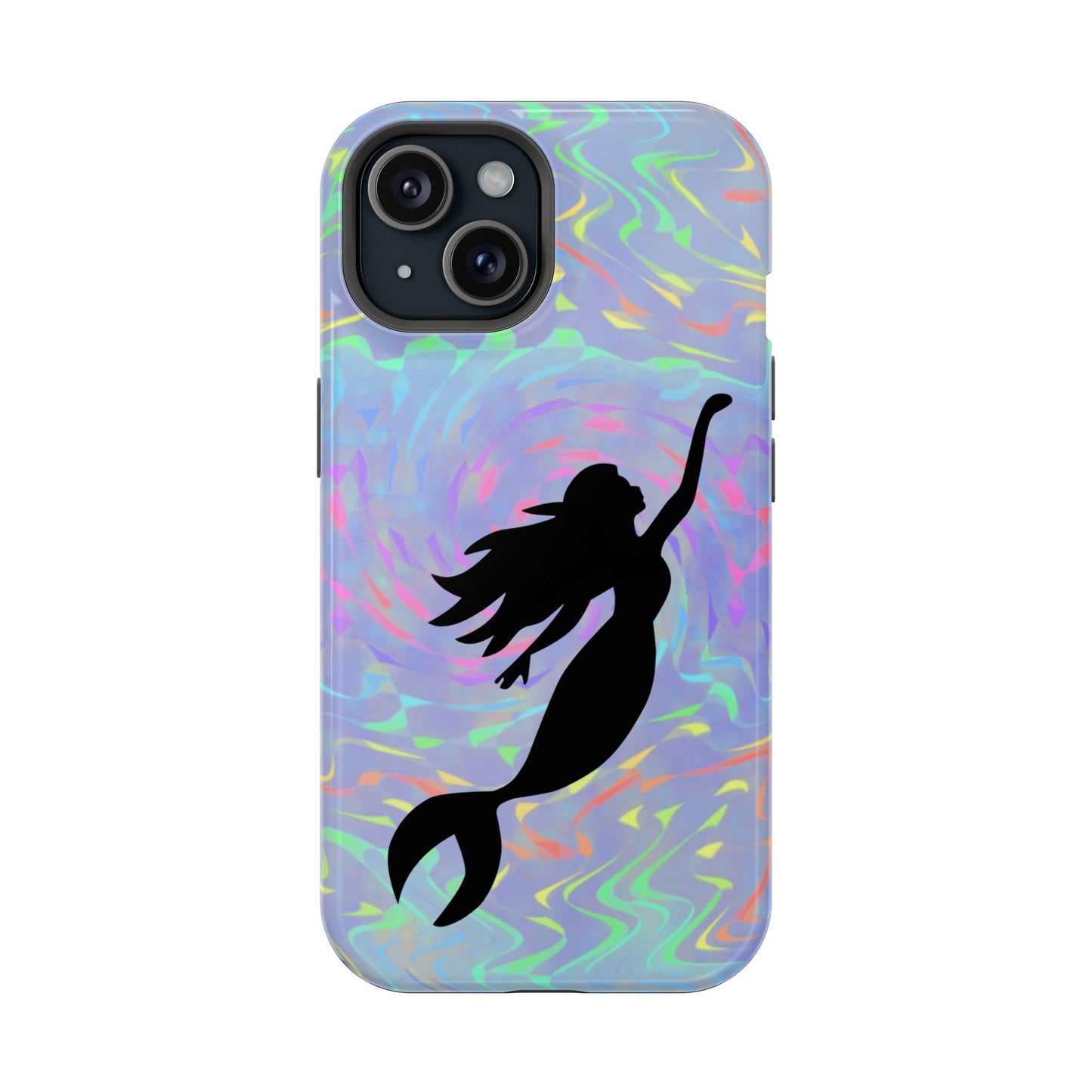 Mermaid Silhouette MagSafe® Compatible Tough Case for iPhone