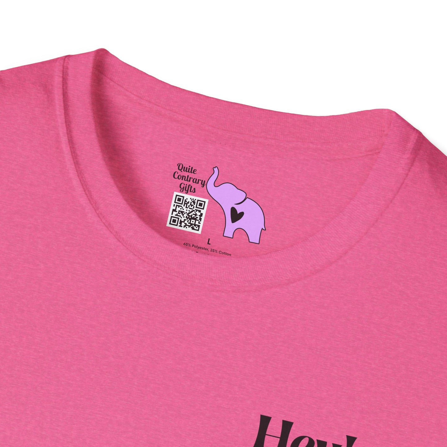 Hey! Stop Reading My Shirt! Adult T-shirt