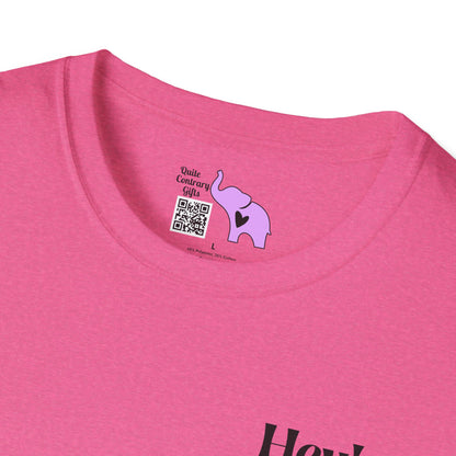 Hey! Stop Reading My Shirt! Adult T-shirt