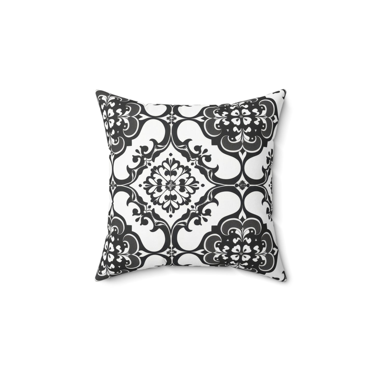 Ornamental Symmetry Throw Pillow