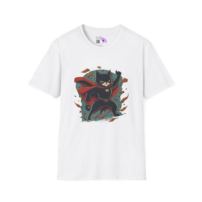 Superhero Cat Adult T-shirt