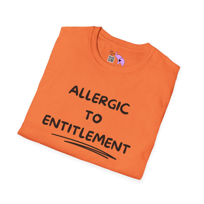 Allergic To Entitlement T-shirt