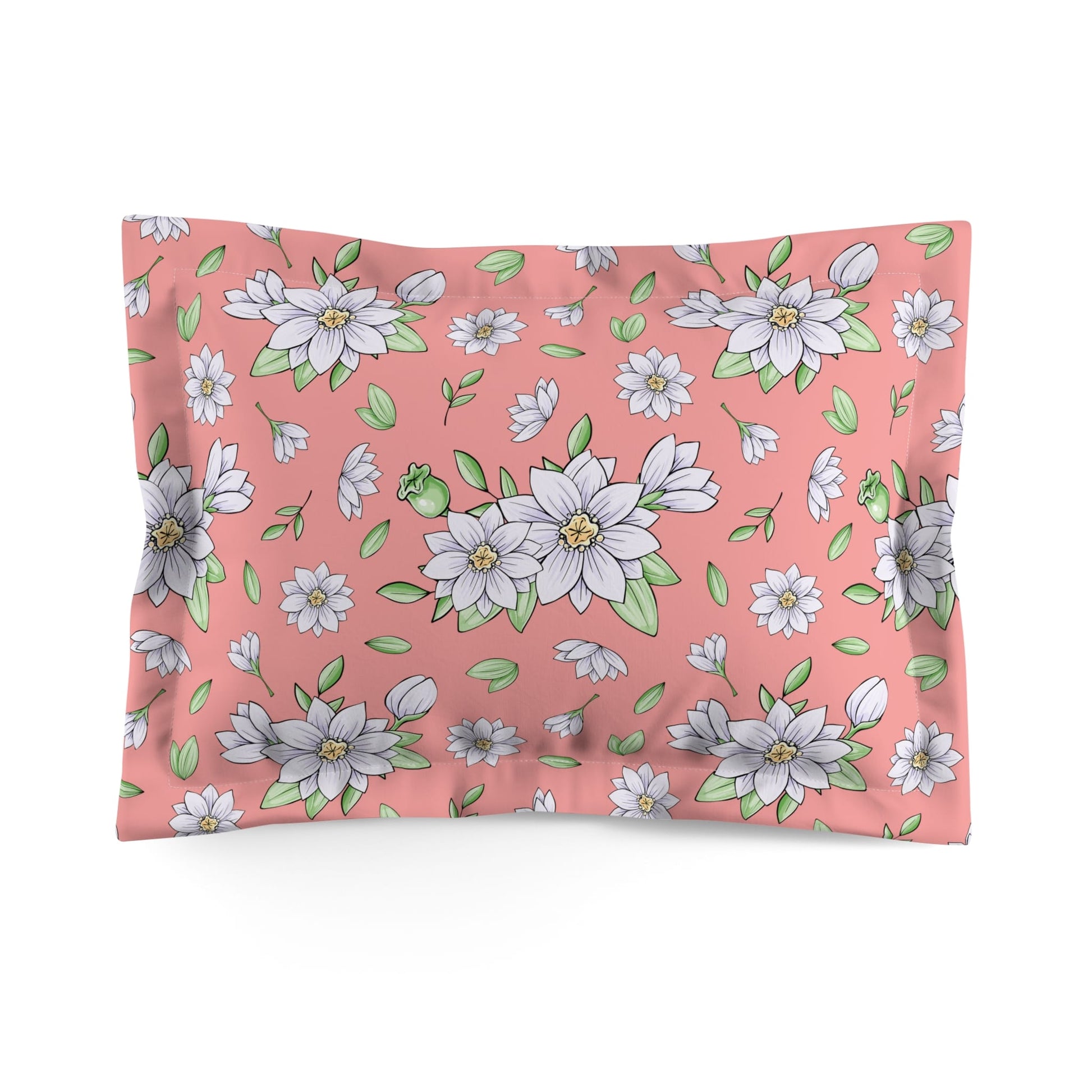 Jasmine Blush Garden Pillow Sham