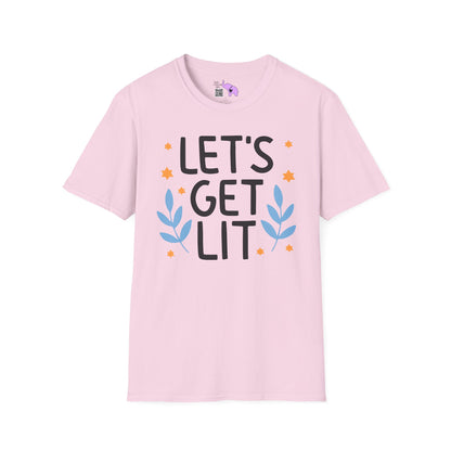 Hanukkah Let's Get Lit Adult T-shirt