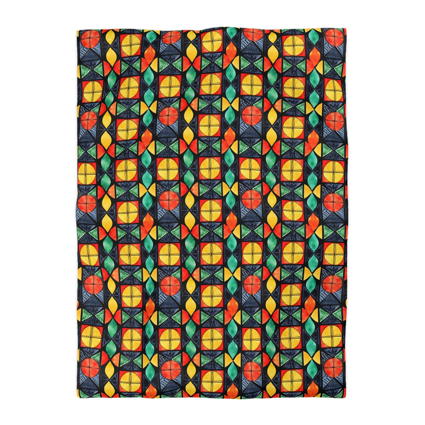 Candlelight Burst Microfiber Duvet Cover