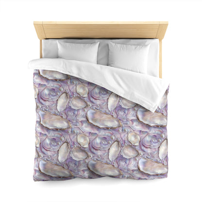 Purple Opalescent Dreams Microfiber Duvet Cover
