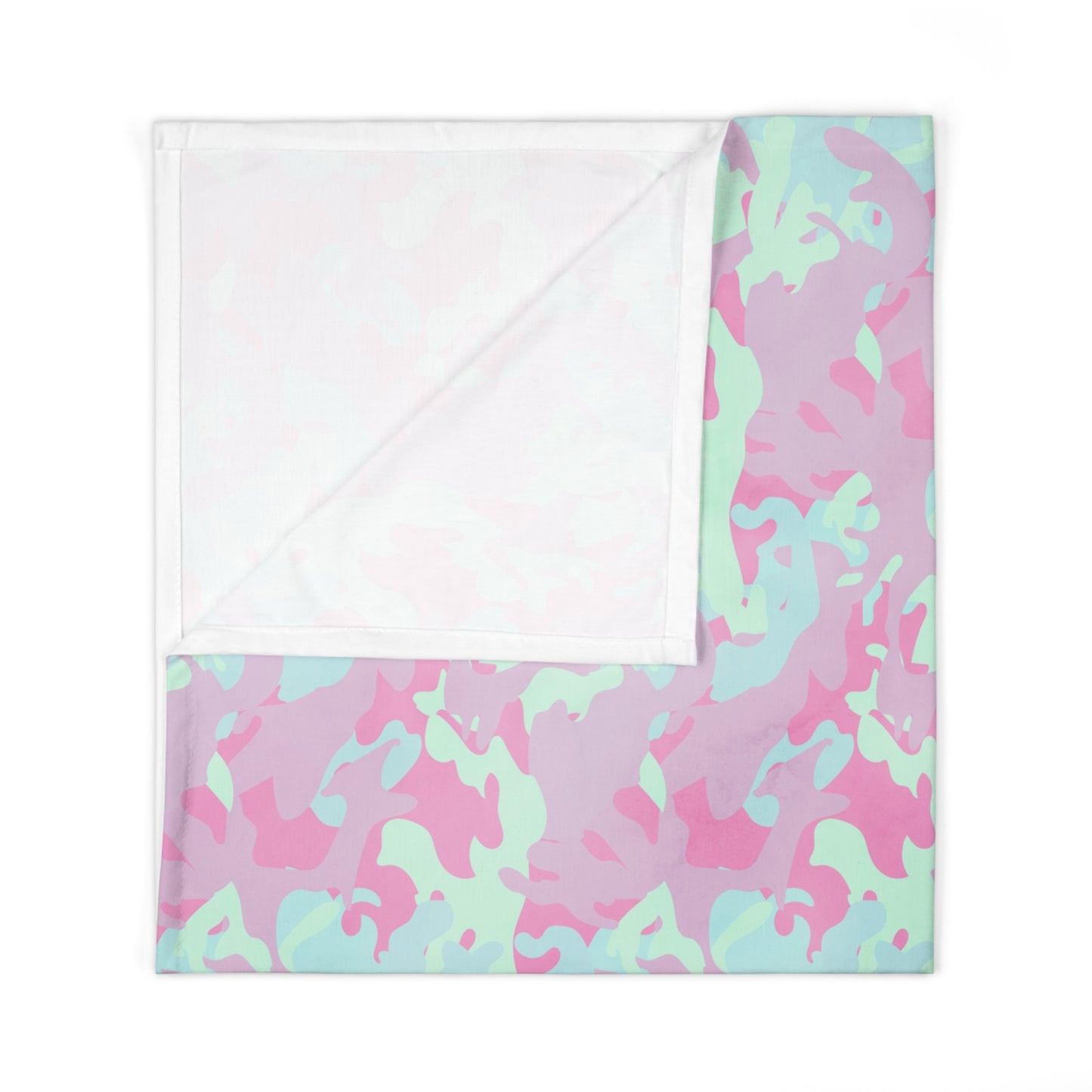 Berry Sorbet Camo Baby Swaddle Blanket