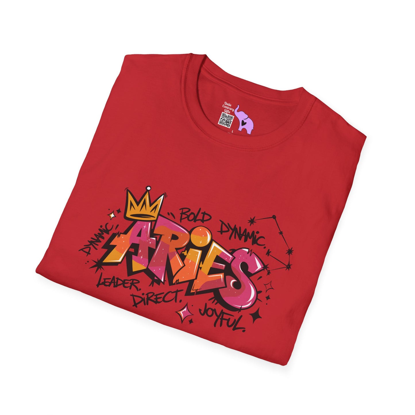Aries Street Art Adult T-shirt