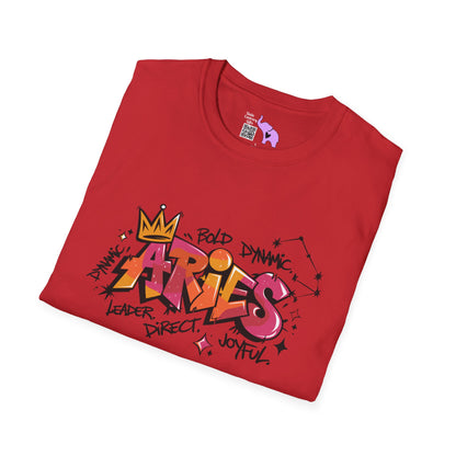 Aries Street Art Adult T-shirt