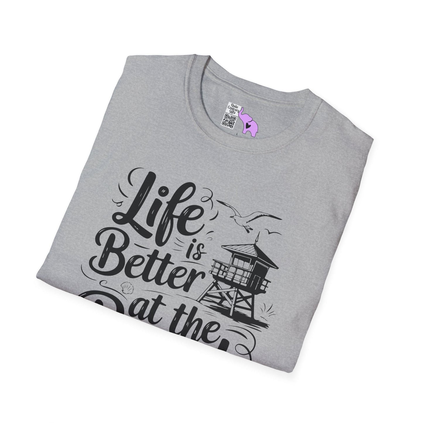Life is Better At The Beach Adult T-shirt