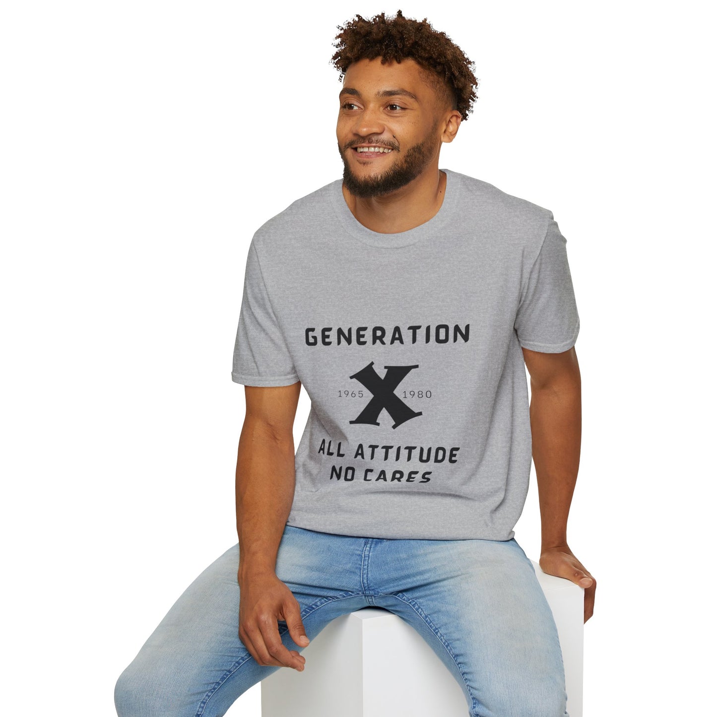 GenX w/years All Attitude No Cares T-shirt