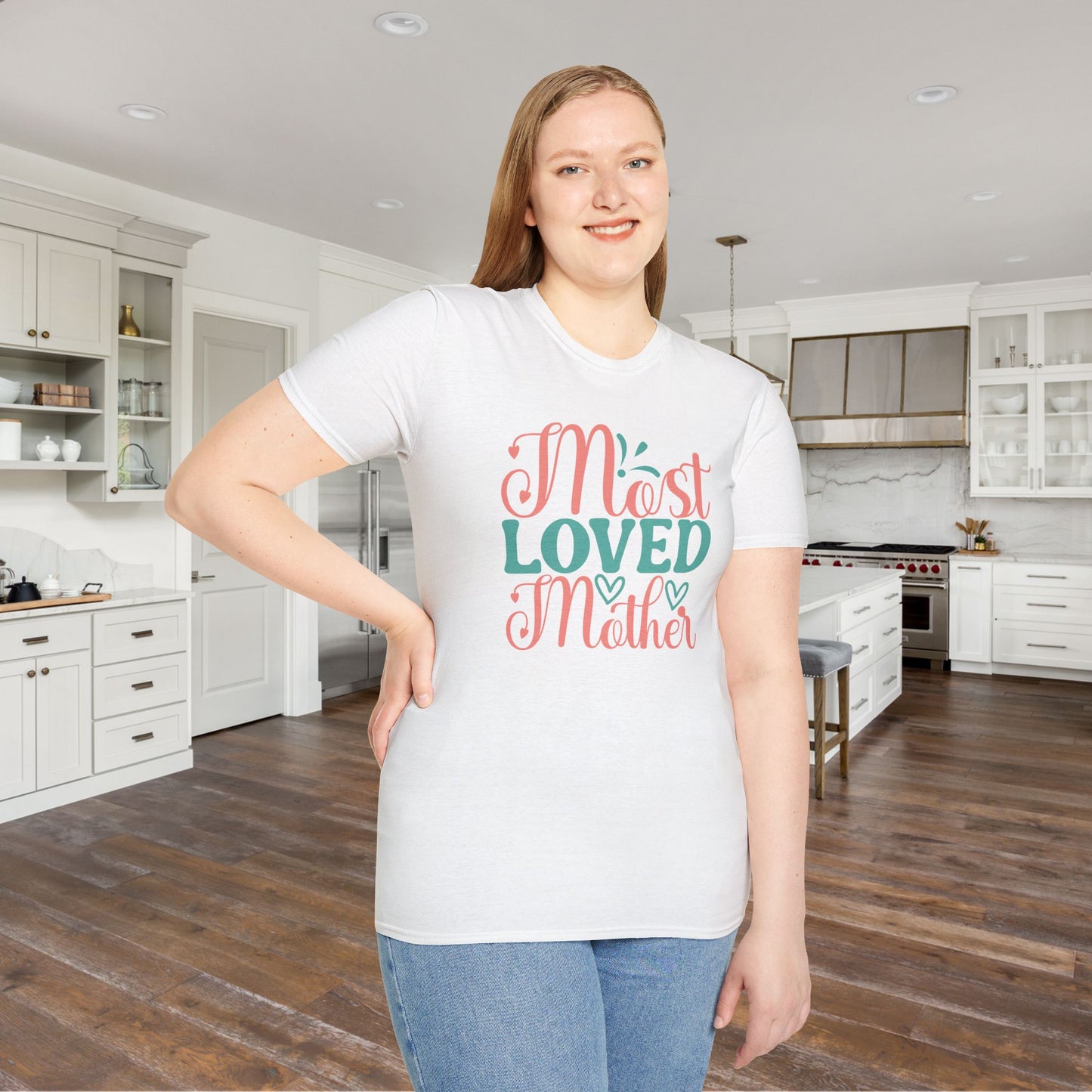 Most Loved Mother Adult T-shirt