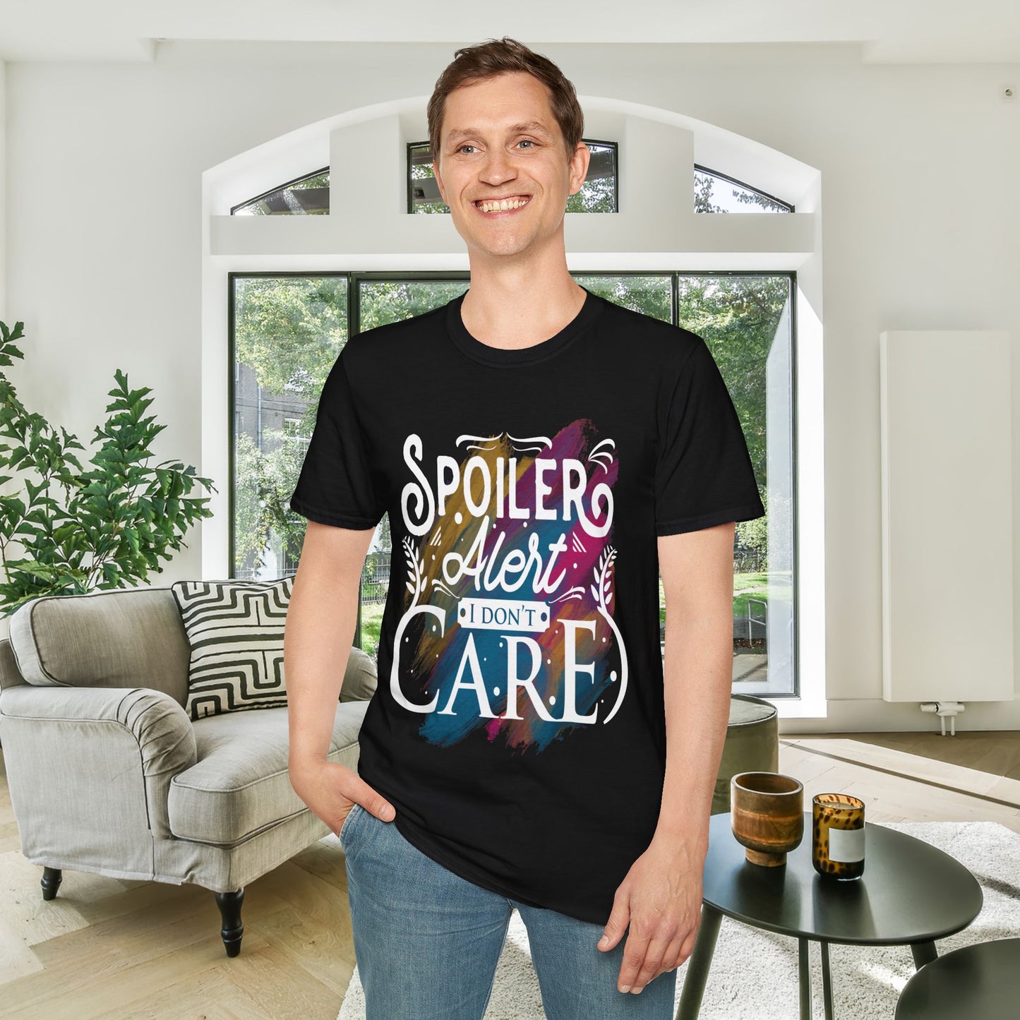 Spoiler Alert I Don't Care Adult T-shirt