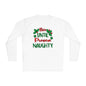 Nice Until Proven Naughty Adult Long Sleeve Tee