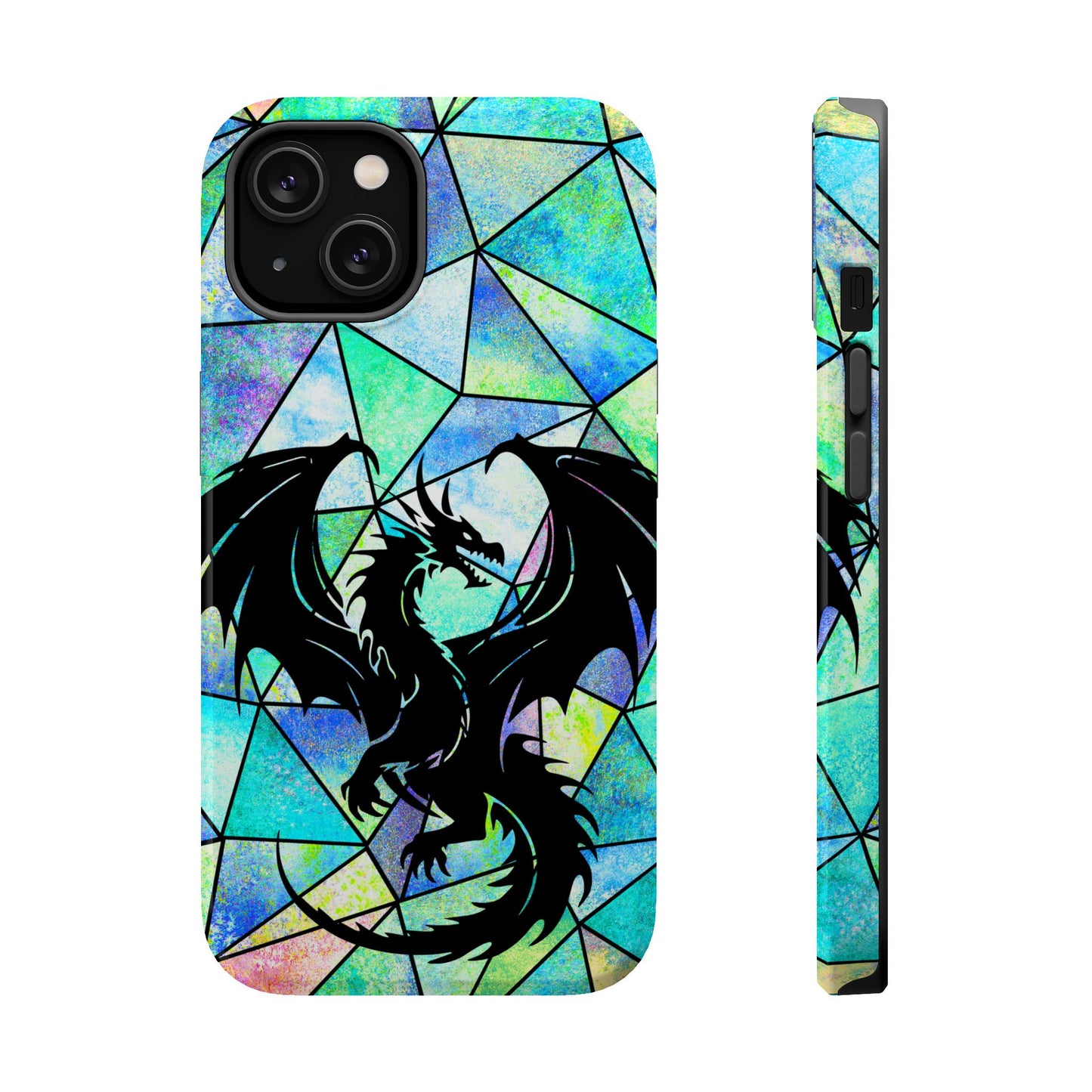 Beautiful Majestic Dragon Silhouette MagSafe® Compatible Tough Case for iPhone