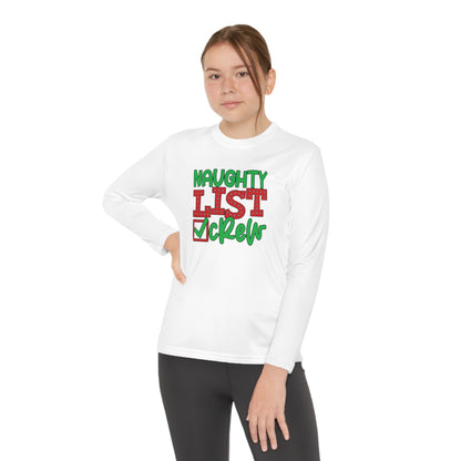 Naughty List Crew Youth Long Sleeve Tee