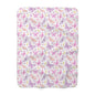 Pastel Butterfly Dreams Fleece Blanket