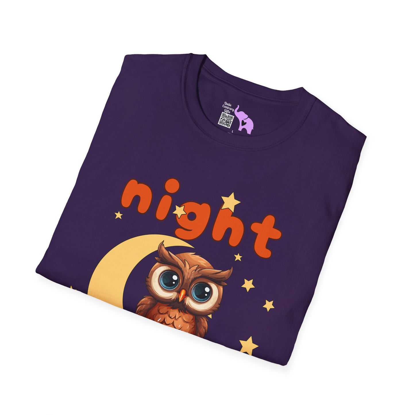 Night Owl Adult T-shirt