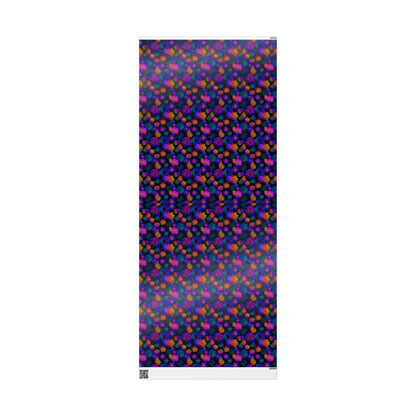 Luminous Carnations Wrapping Paper