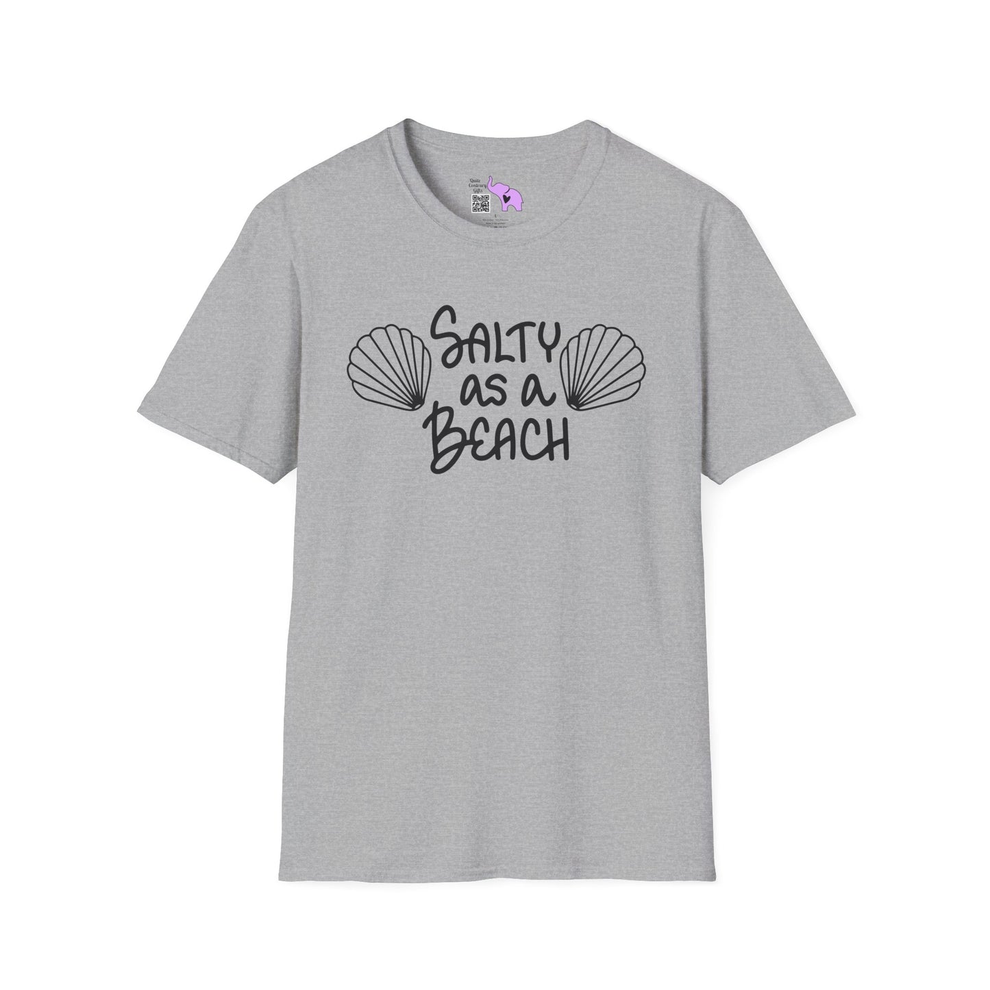 Salty As A Beach Adult T-shirt