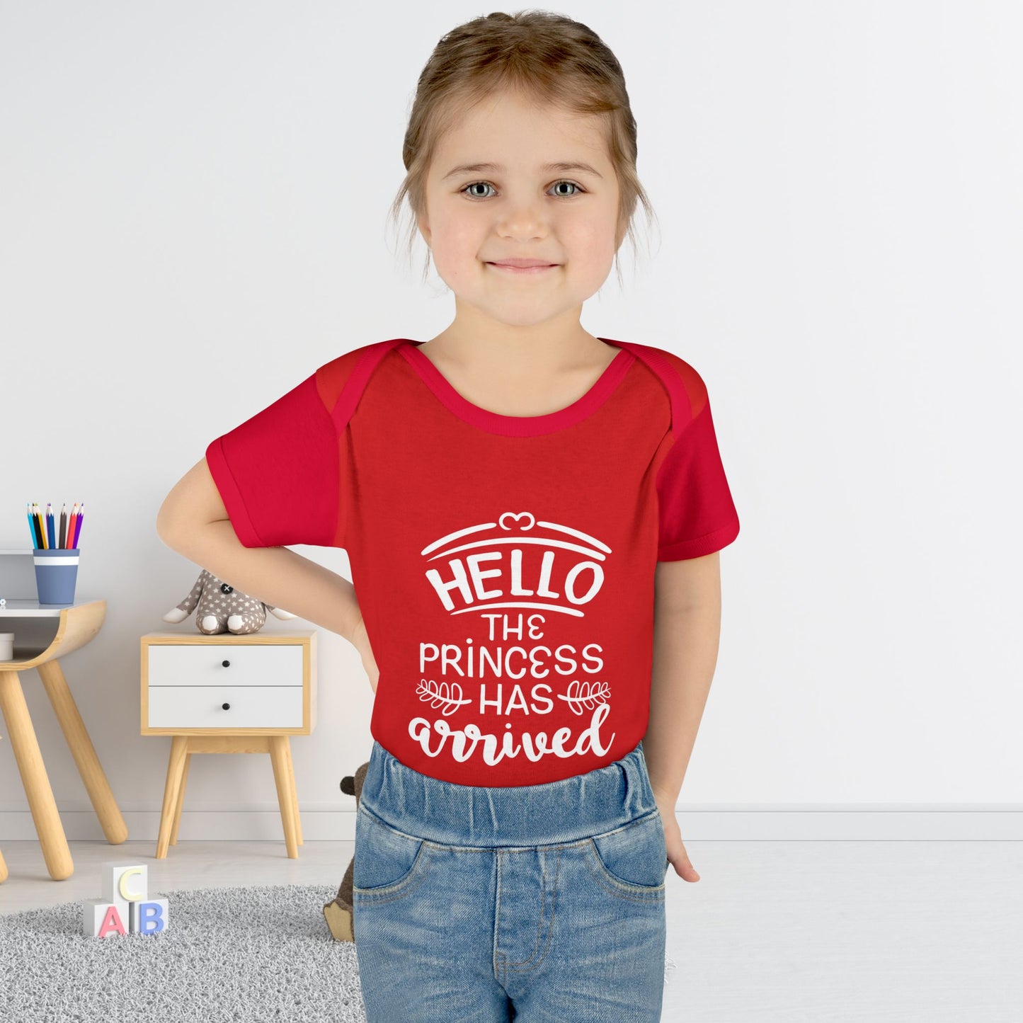 The Princess Has Arrived Infant Baby Rib Bodysuit