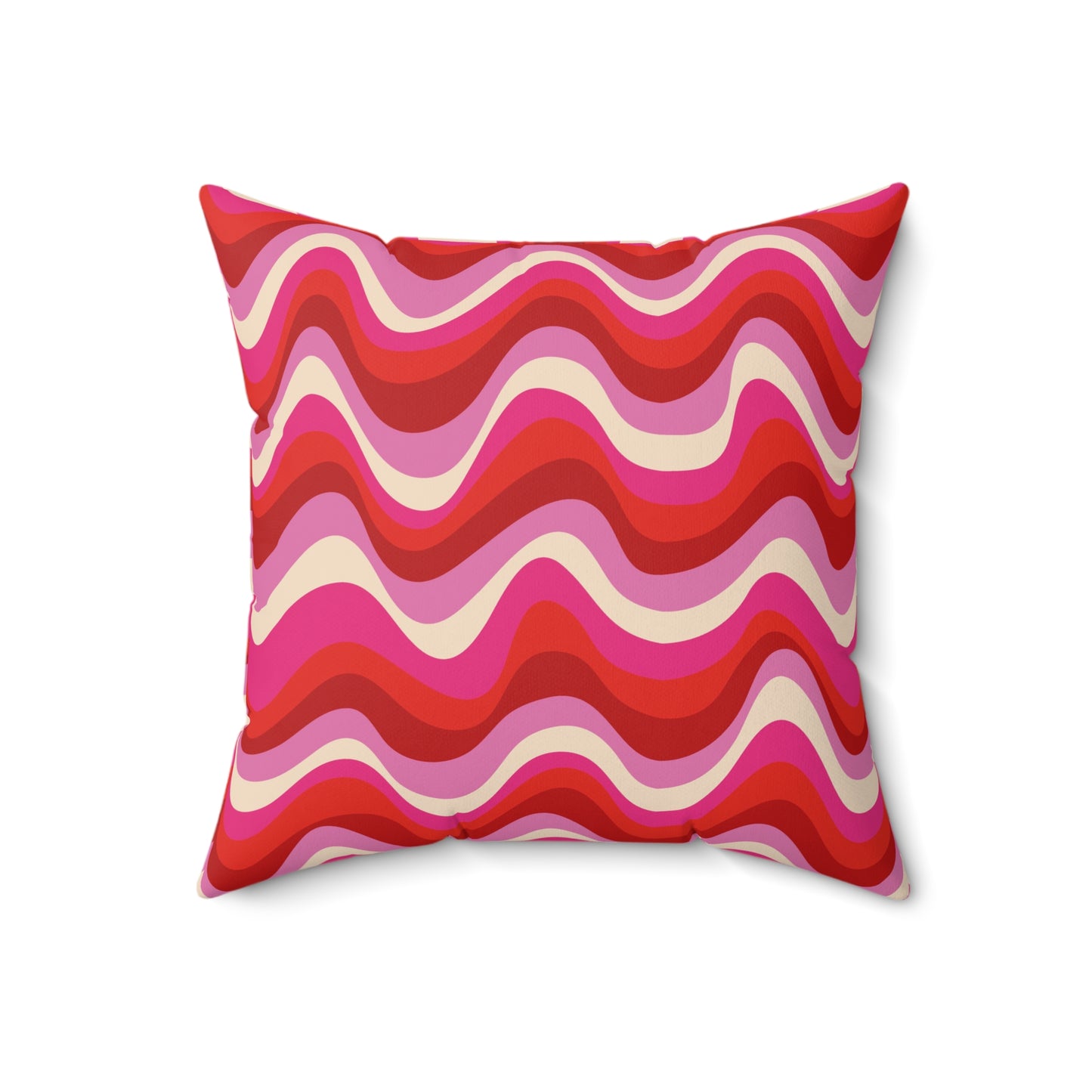 Blush Frequency Throw Pillow
