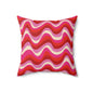 Blush Frequency Throw Pillow