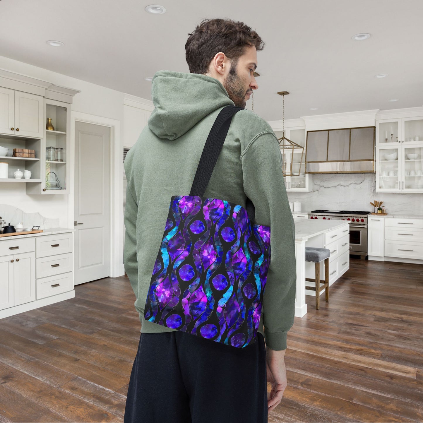 Celestial Glass Canvas Tote Bag
