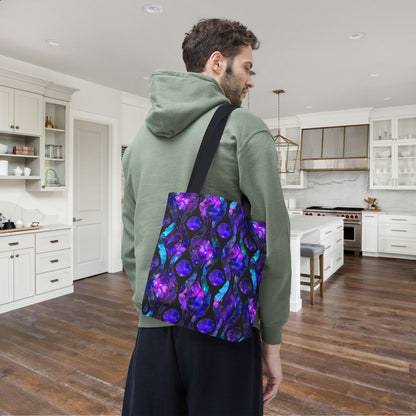 Celestial Glass Canvas Tote Bag