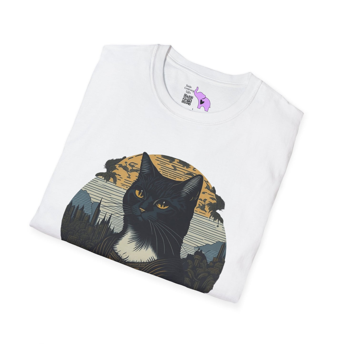 Meow Lisa Adult T-shirt