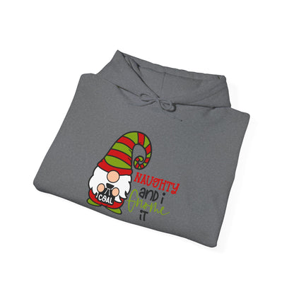 Naughty and I Gnome It Adult Heavy Blend™ Hooded Sweatshirt