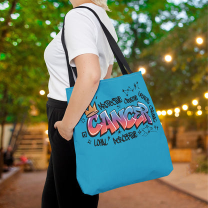 Cancer Street Art Canvas Tote Bag