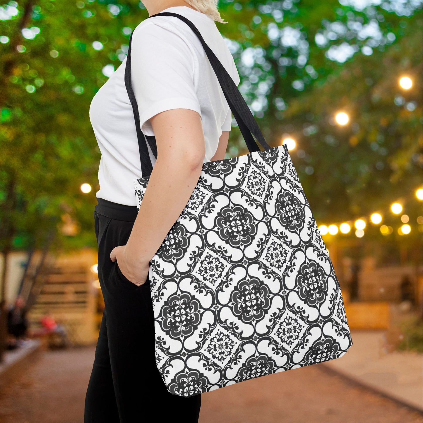 Ornamental Symmetry Canvas Tote Bag