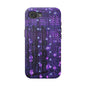 Purple Raindrops MagSafe® Compatible Tough Case for iPhone