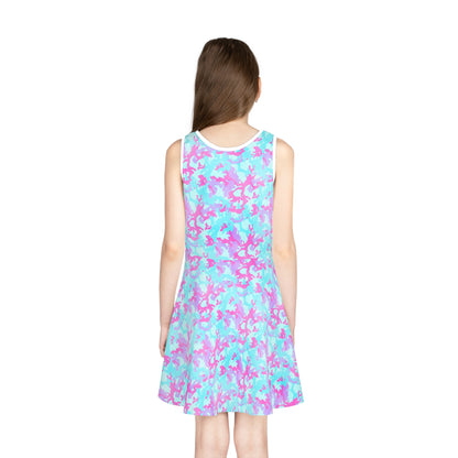 Cotton Candy Camo Girls' Sleeveless Sundress