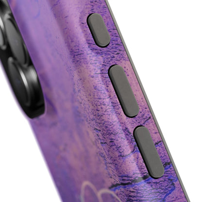 Purple Heart Wall MagSafe® Compatible Tough Case for iPhone