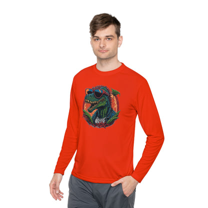 Cool Dinosaur Adult Long Sleeve Tee