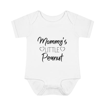 Mommy's Little Peanut Infant Baby Rib Bodysuit