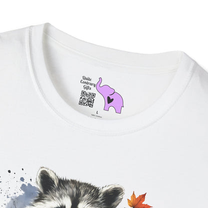Halloween Raccoon Adult T-shirt