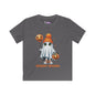 Spooky Season Ghost Trick-or-Treater Youth Softstyle Tee