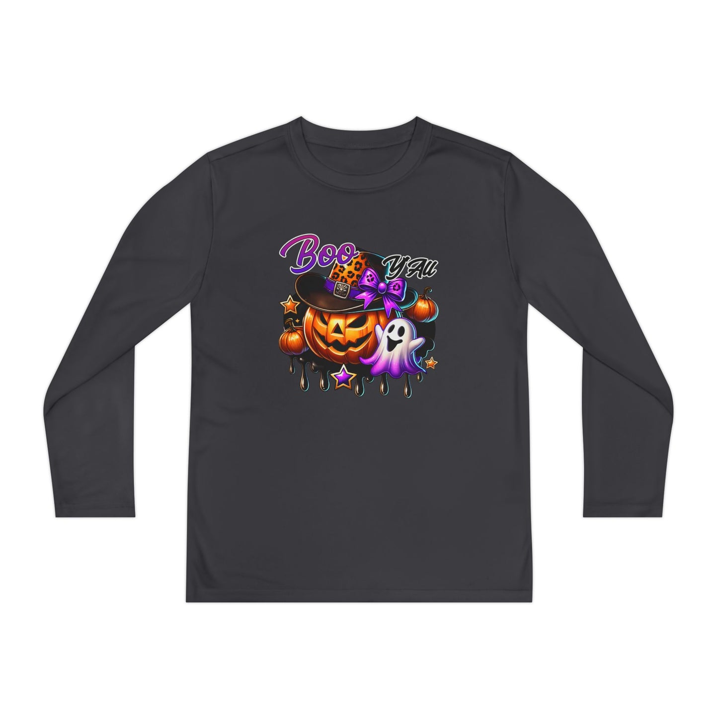 Boo Y'all Youth Long Sleeve Tee