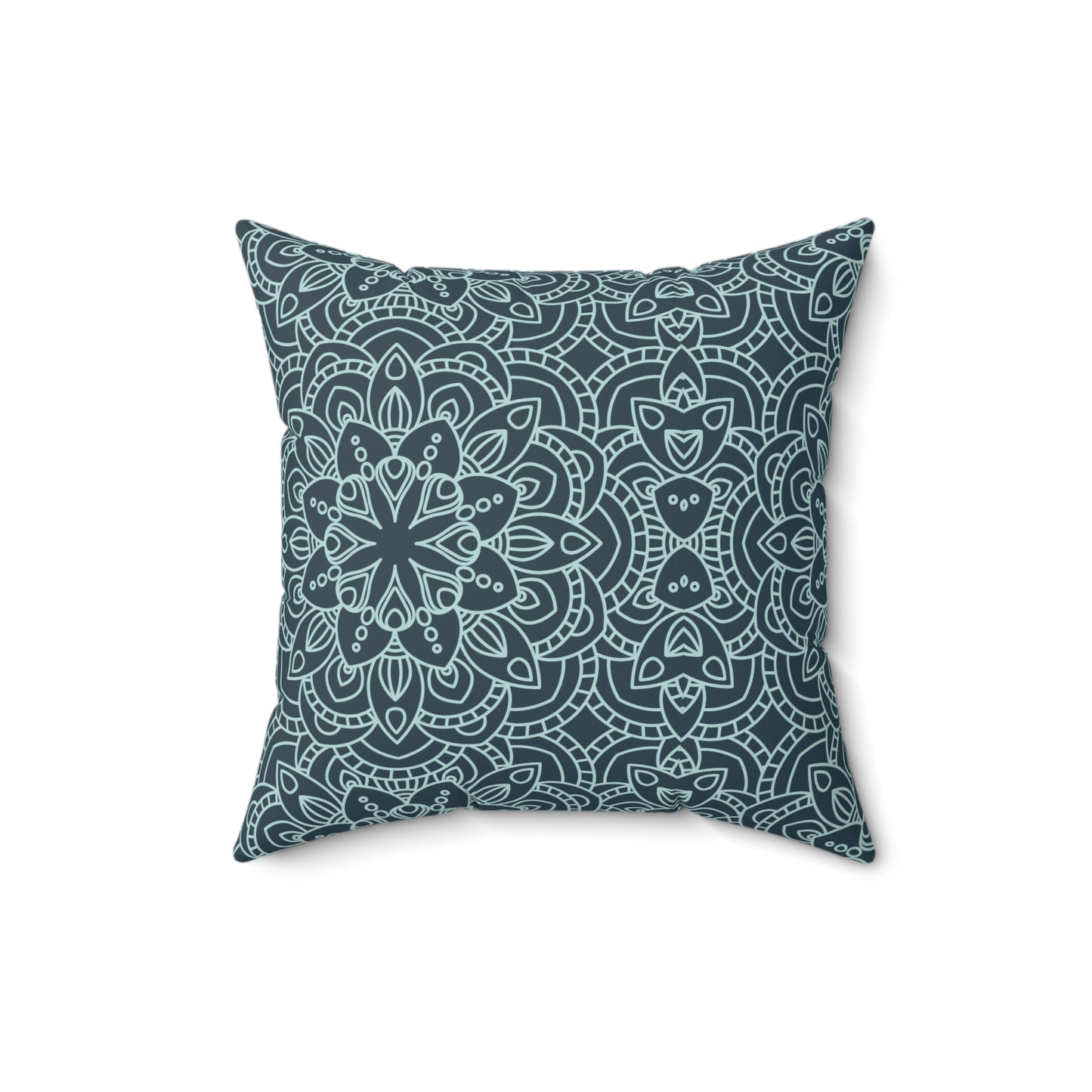 Mandala Midnight Throw Pillow