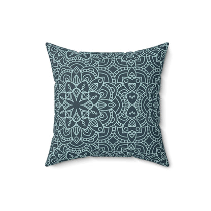 Mandala Midnight Throw Pillow