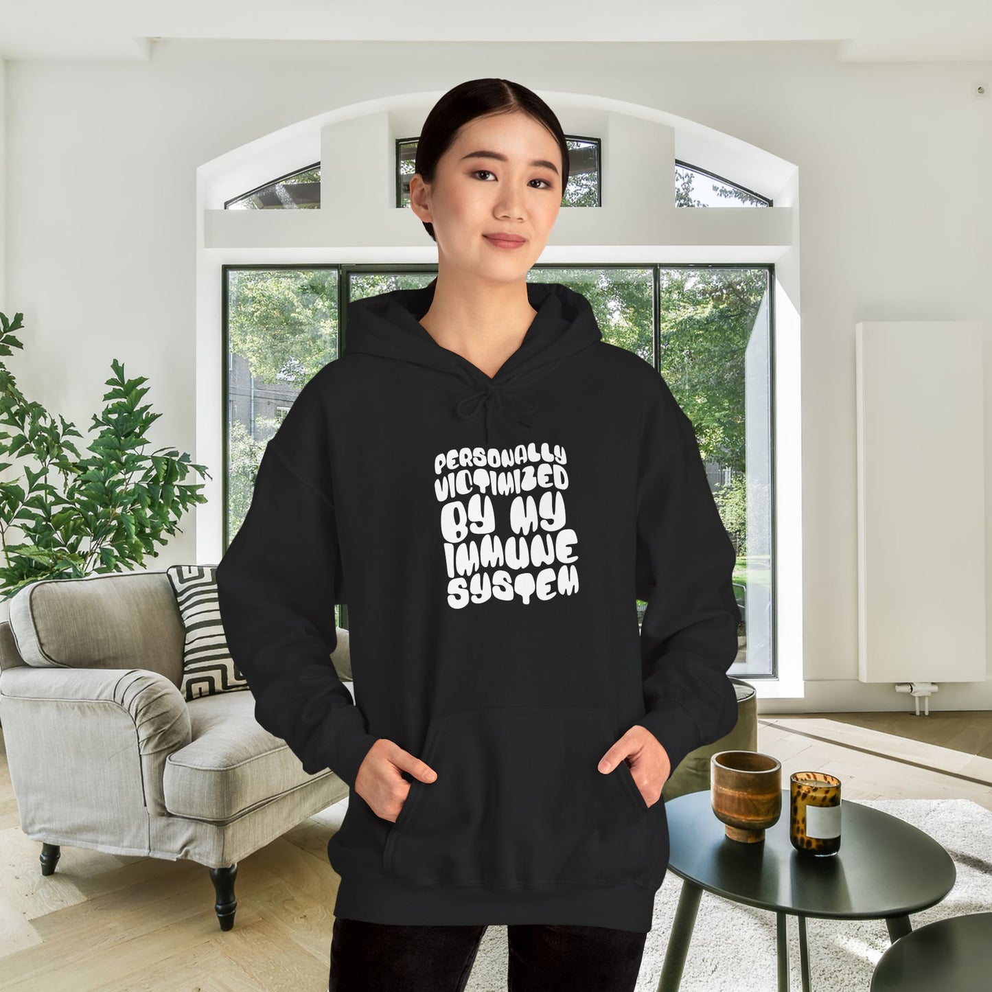 Personally Victimized By My Immune System Heavy Blend™ Hooded Sweatshirt
